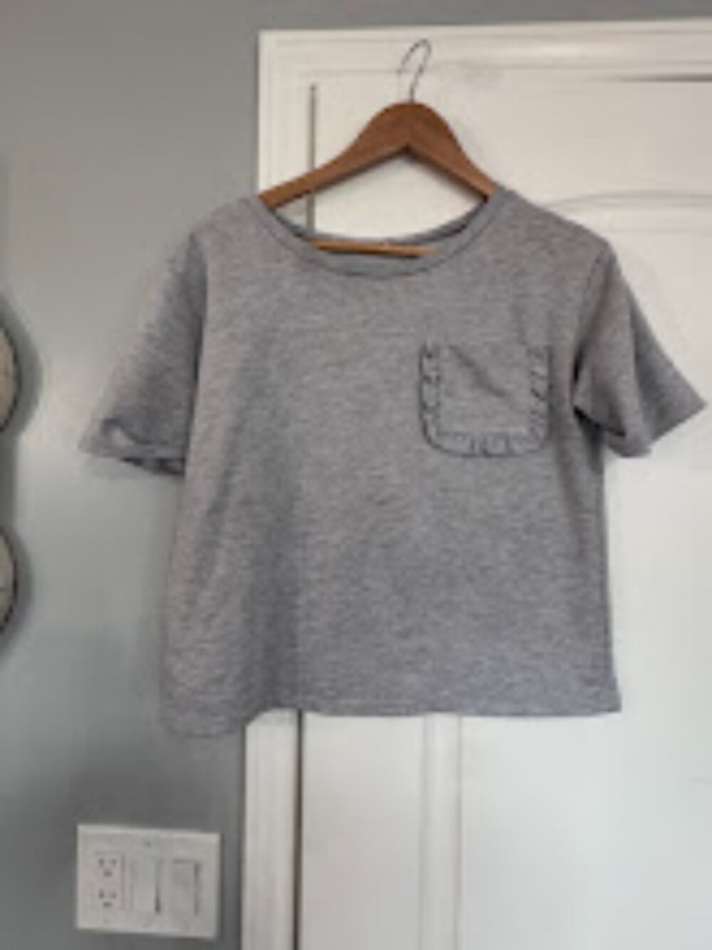 After Market Gray Pocket T-Shirt — Medium
